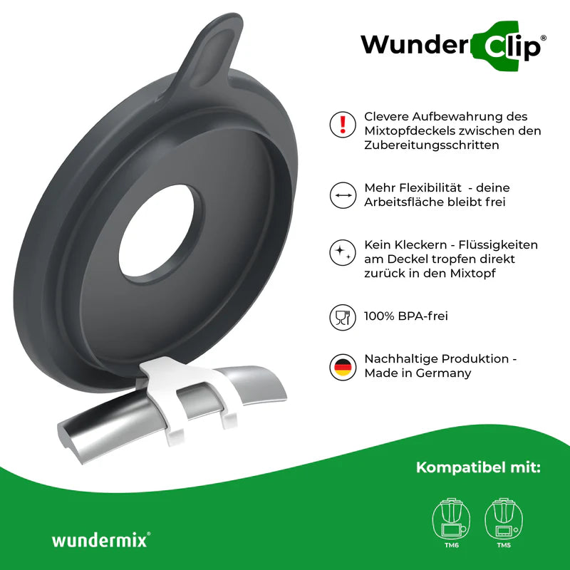 WunderClip ® Deckelhalter für den Thermomix TM6 und TM5