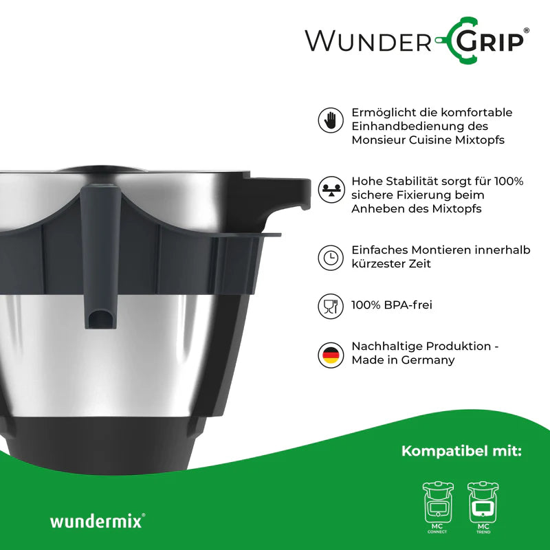 WunderGrip ® Einhandgriff für den Monsieur Cuisine