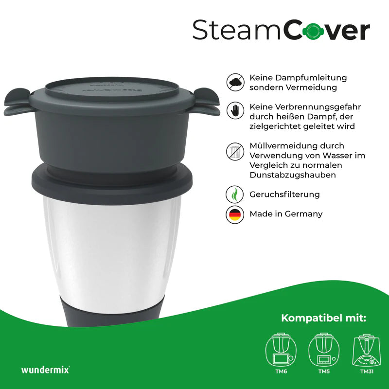 SteamCover® Dampf- und Geruchsfilter für den Thermomix TM6, TM5, TM31, TM Friend