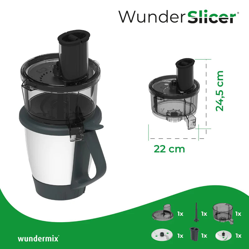 WunderSlicer® Gemüseschneider für Thermomix TM6, TM5, TM31