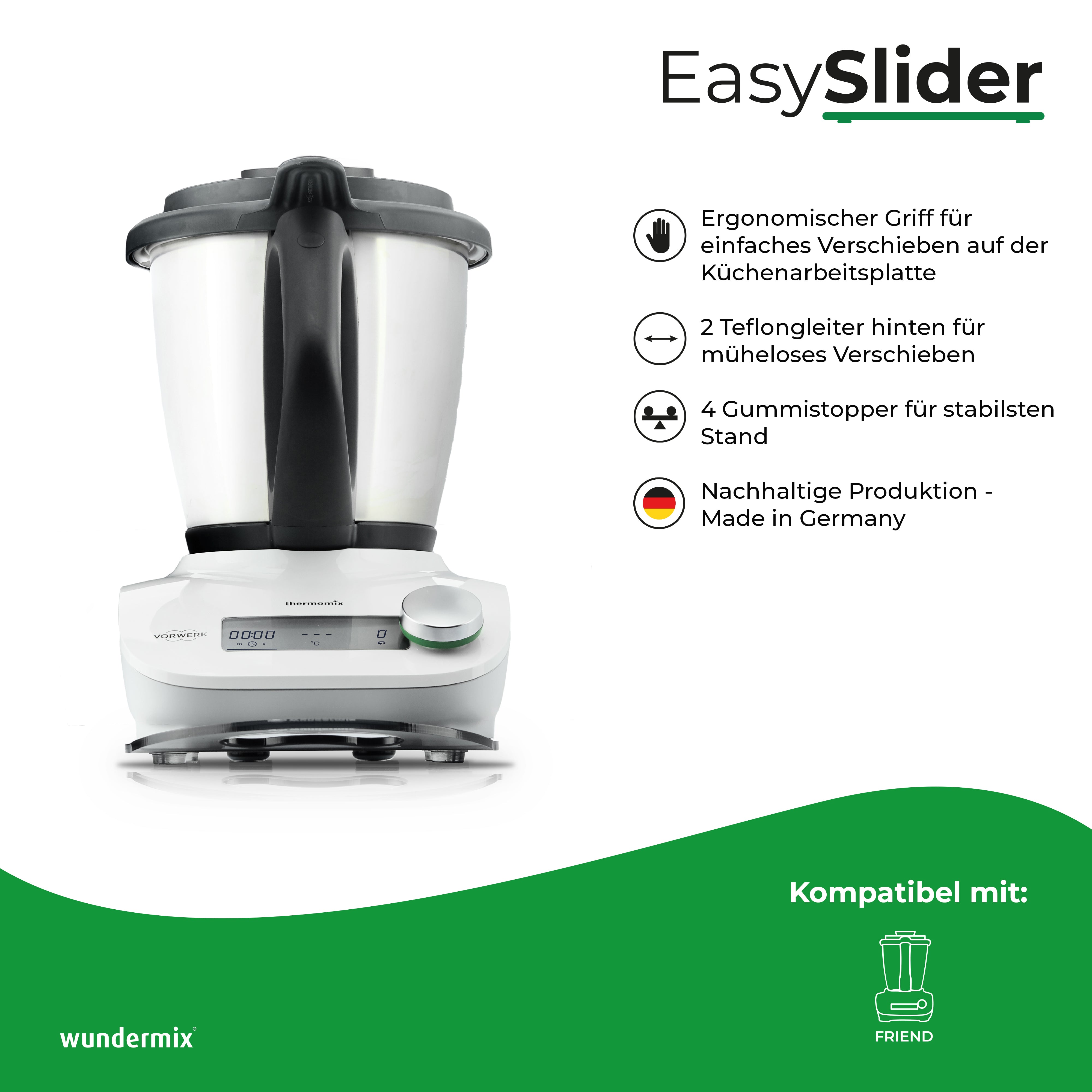 EasySlider Gleitbrett für Thermomix TM Friend