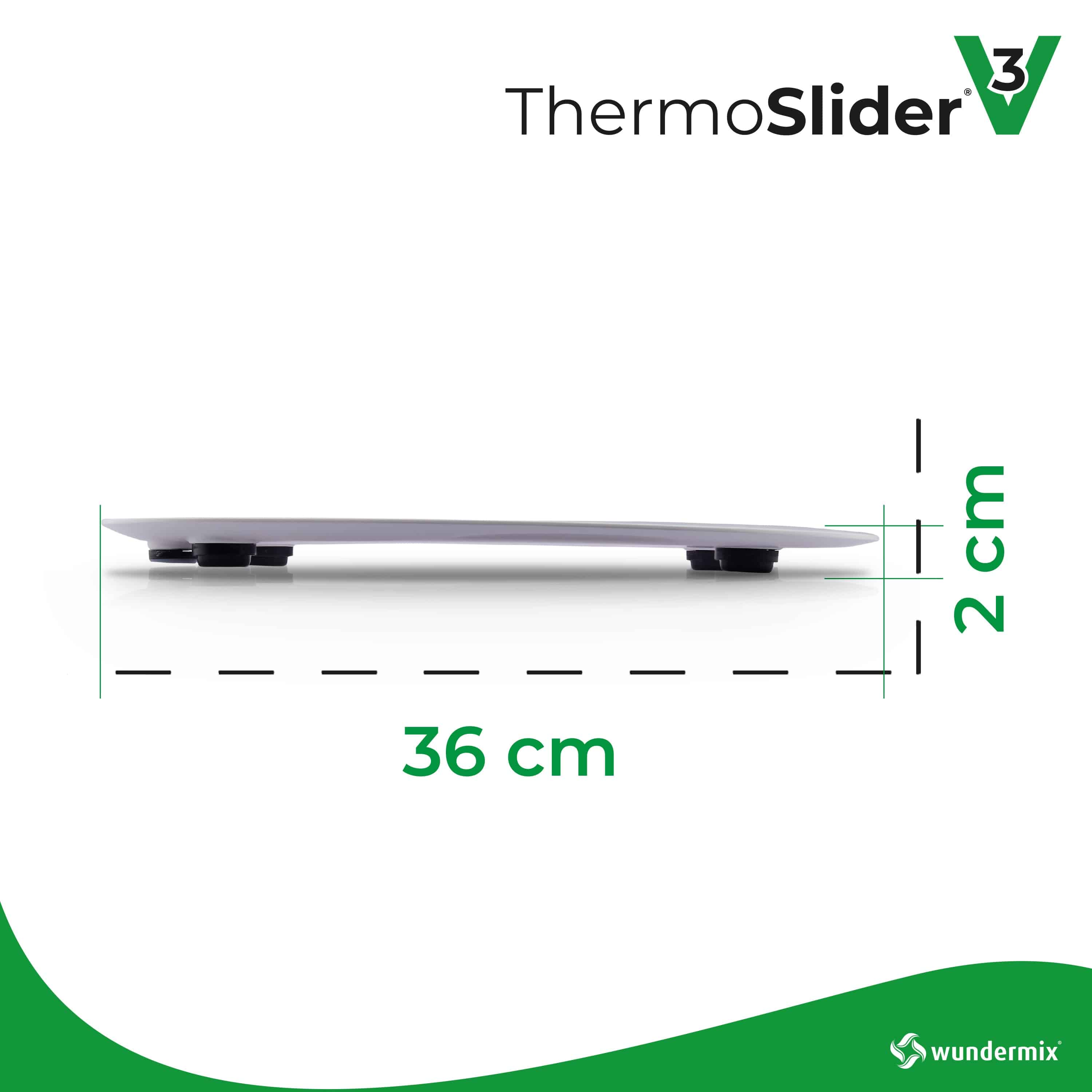 Thermoslider® M V2  alpine white Gleitbrett für den Thermomix TM6, TM5