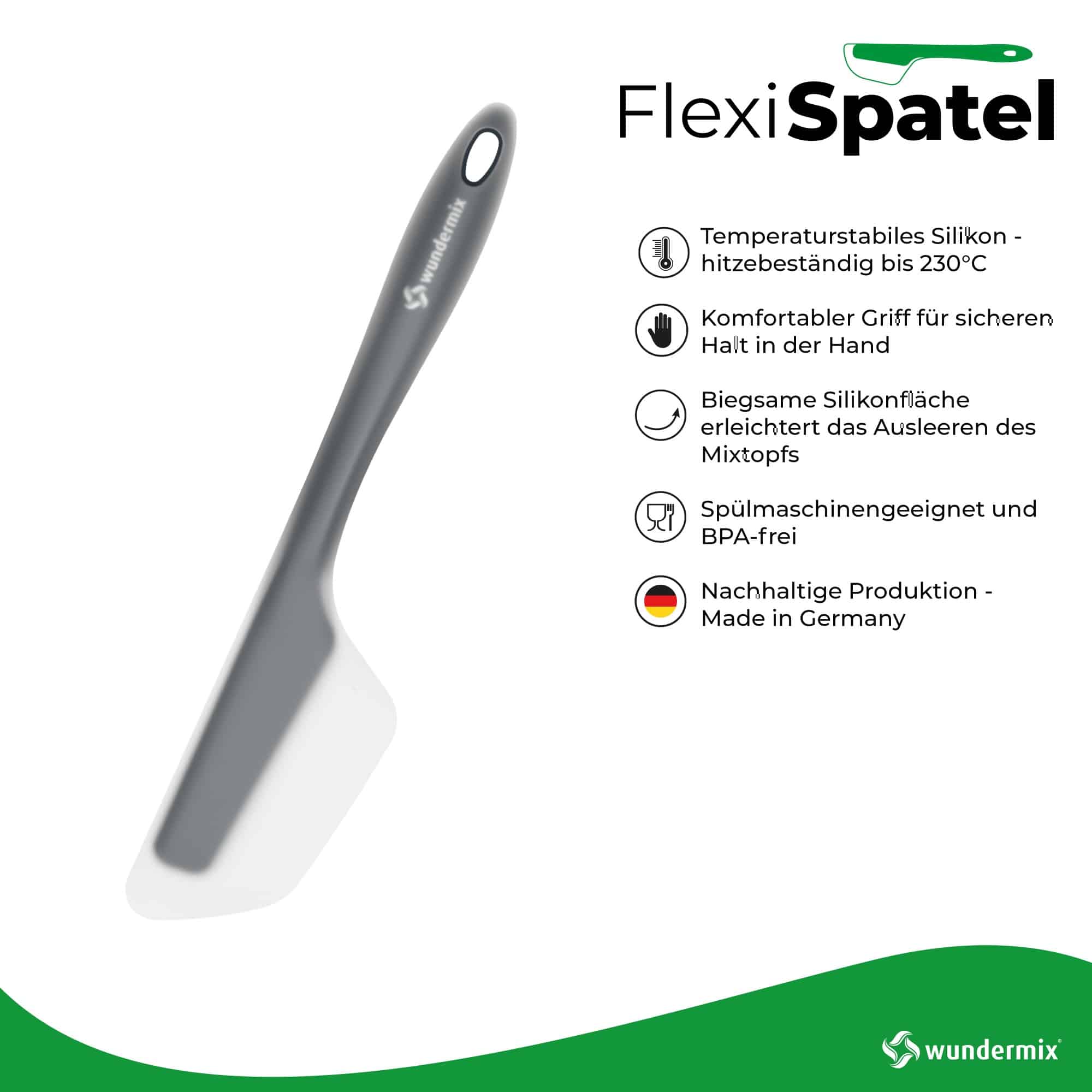 FlexiSpatel® Flexibler Spatel für die Küchenmaschine